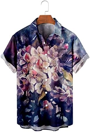 Xxbr 2023 Нова слика за сликање цветна хавајска кошула мажи жени исклучуваат јака гроздобер улична машка кошули големи