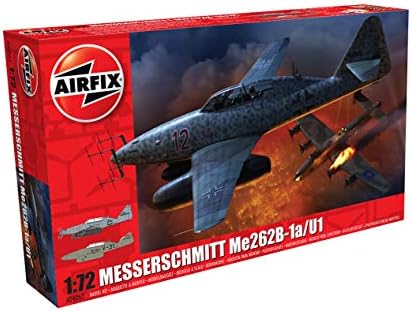 Airfix MesserschMitt Me 262B-1A 1:72 Воен авион Пластичен модел комплет A04062