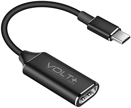 Работи од Volt Plus Tech HDMI 4K USB-C комплет компатибилен со Sony WF-SP900 професионален адаптер со дигитален целосен 2160P,