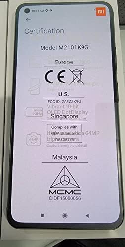 Xiaomi Mi 11 Lite 5G 128GB 6GB RAM Фабрика Отклучен Меѓународна Верзија-Црна