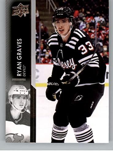 2021-22 Горна палуба Продолжена #592 Рајан Грејвс Newу Jerseyерси ѓаволи НХЛ хокеј за тргување со картички
