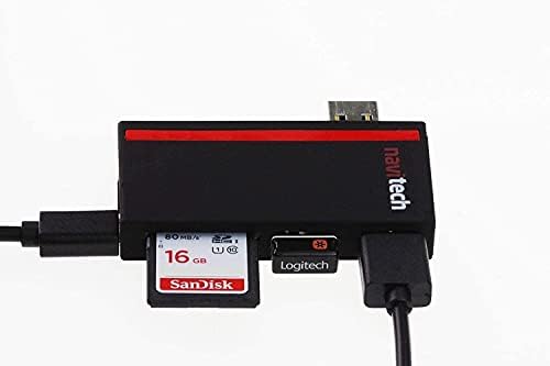 Navitech 2 во 1 лаптоп/таблет USB 3.0/2.0 HUB адаптер/микро USB влез со SD/Micro SD картички читач компатибилен со Lenovo ThinkPad x1 Титаниум јога 13.5 “