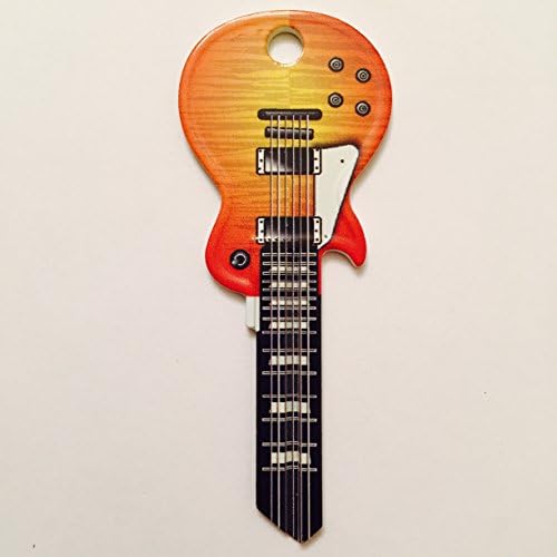 Sunburst LP широко тело со гитара во облик на рок -starвезда клуч SC1