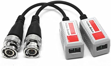 Quanmin 2PCS/1LOT 1CHANNEL Пасивно видео предавател Transmiter UTP CAT5 за CVI/TVI/AHD систем за CCTV камера