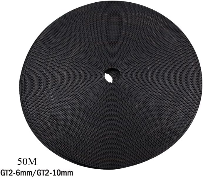 Shine-Tron [OEM] 50m GT2 10mm GT2 6mm Отворена ширина на ременот 6мм 10мм 3Д печатач Отворен GT2 Ruble Remt Remt Murt 3D Делови за печатач [Делови за замена]