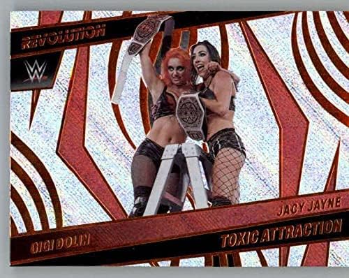 2022 Панини Револуција WWE #142 Gigi Dolin/Jacy Jayne Tag Teams NXT 2.0 Carting Carding Card