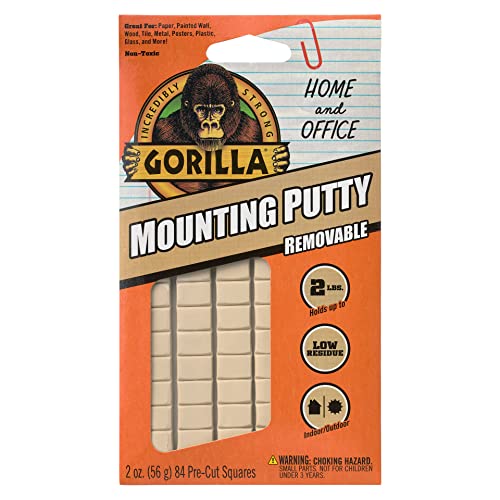 8 пакет: Gorilla® Mounting Putty