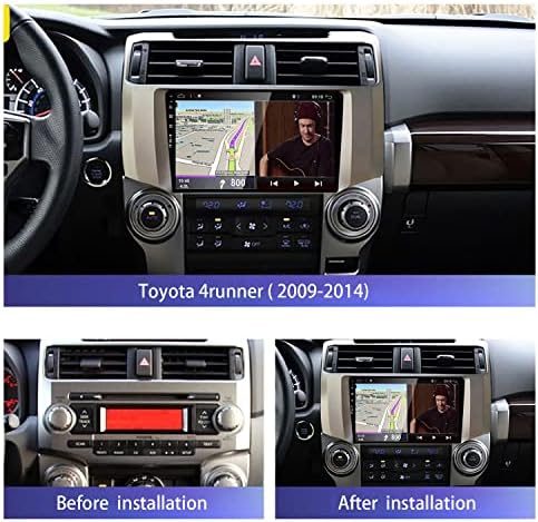 BXLYER Android 12 IPS Автомобил Стерео за Toyota 4Runner-2G+32G - Безжичен CarPlay/Android Авто-Задна Камера Слободен-9 Инчен