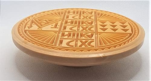 Печат на леб од профора, Православна литургиска традиција од светата земја, двете страни, a005