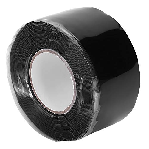 FtVogue црна електрична електрична лента со висока температура, самолеплива лента изолација водоотпорна двострана лента