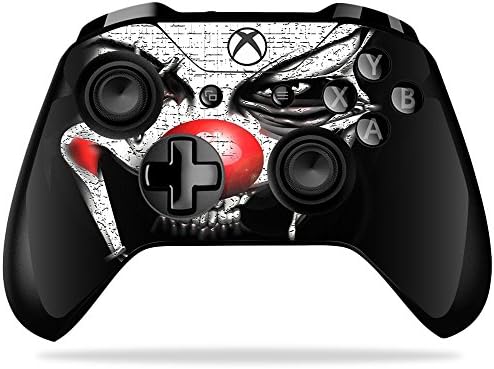 Mothyskins Кожата Компатибилен Со Microsoft Xbox One X Контролер-Злобен Кловн | Заштитен, Издржлив И Уникатен Капак за обвивка Од Винил