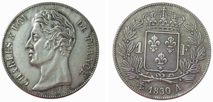 1 франк 1830 француска франк странска реплика монета