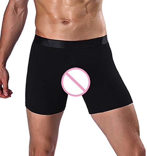 Менс долна облека боксери повеќе-функционални модни боксери спортови со долги нозе машки брифинзи за мажи Класични боксери