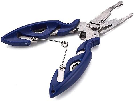 FOSTAR RABION PLIERS, отстранувач на кука од не'рѓосувачки челик, ножици за риболов линии, секачи за плетенка, отвор за поделени прстени,