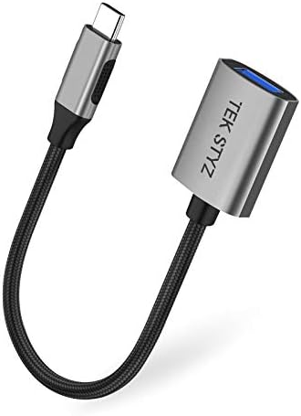 TEK Styz USB-C USB 3.0 адаптер компатибилен со вашиот Samsung GT-I9515 OTG Type-C/PD машки USB 3.0 женски конвертор.