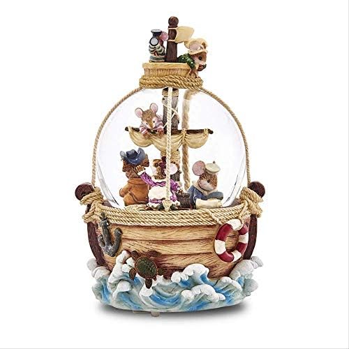 DBLQ Crystal Ball Music Box Snowfleak