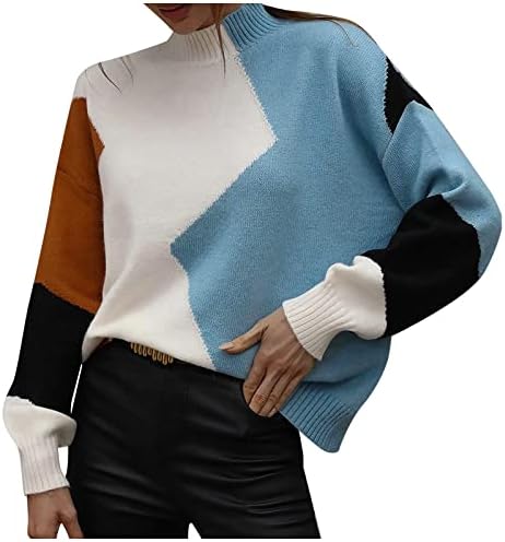 Бизнис модерен асиметричен џемпер со целосен ракав за дами џемпер на мајката