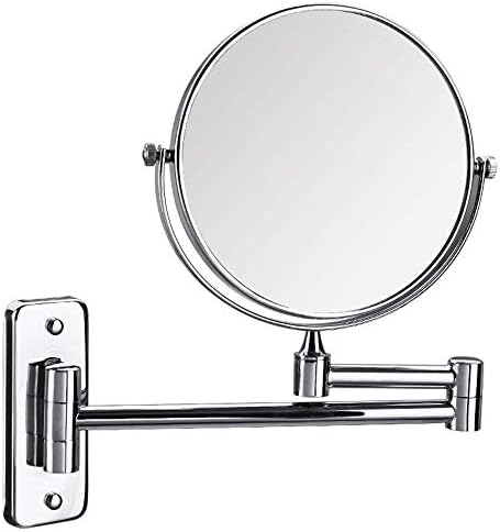 Огледало со двојно еднострано огледало за шминка за шминка на Зчан со природни бели LED светла, осветлена осветлена огледало за шминка за
