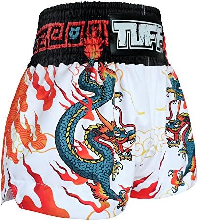 Tuff Sport Boxing Muay Thai Sharts Sharts Dragon Skull Kick Martial Arts Trading Gym Trunks Trunks Trunks