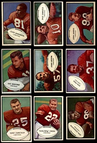 1953 Тимот на Bowman Chicago Cardinals го постави Chicago Cardinals-FB Ex Cardinals-FB