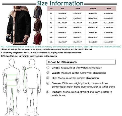 Menssdq Mens Fall Count, долги ракави празнични преголеми модни качулка велосипедисти се вклопуваат во удобна поштенска јакна цврсти густи дуксери19
