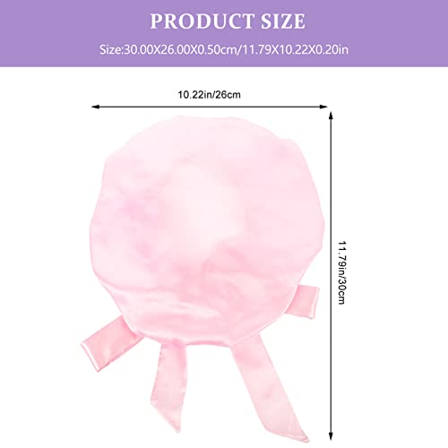 Beavorty Silk Bonnet Silk Bonnet Silk Bonnet Silk Bonnet Satin Shower Caps Bathing Reusable Bath Hat Bow Cap for Hair Women Shower Bonnet Womens Hats Womens Hats Womens Hats Womens Hat