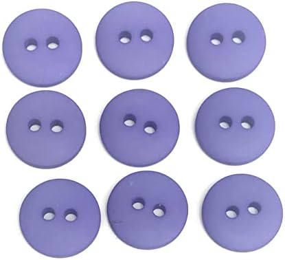 9 сетови на копчињата од лаванда -5/8 Класични копчиња за шиење, блузи, кошули