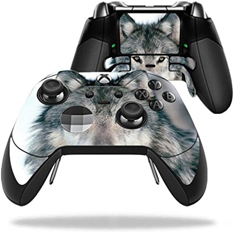 Кожата на mothyskins Компатибилна Со Елитен Контролер На Microsoft Xbox One - Волк | Заштитен, Издржлив И Уникатен Капак за обвивка Од Винил Налепници