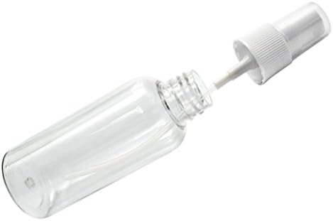 DayCount® пакет од 10 шише со спреј, празни пластични чисти мали преносни шишиња за патувања со фино распрскувач на магла, доказ за