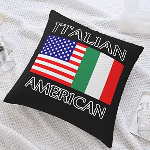 Кадекс италијанско американско знаме Перница вметнува 18x18 инчи фрлање перници вметнете плоштад фрлање перница за перници