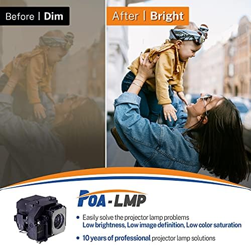 POA-LMP LP54 Заменски проектор за замена на проекторот за ELPLP54 ELPLP58 EPSON PowerLite Home Cinema 705HD S7 S9 1220 1260 W7 EX31 EX71