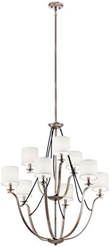 Kichler 43534Clp Thisbe Chanderier, 9-светло 540 Вкупно вати, класичен кашач