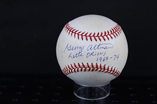 Џорџ Алтман Потпиша Бејзбол Автограм Авто Пса/ДНК АЛ88527 - Автограм Бејзбол