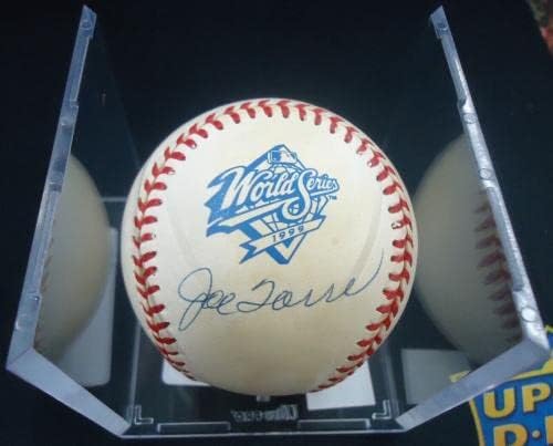 Џо Торе Потпиша 1999 Светската СЕРИЈА Бејзбол ЈСА/ШТАЈНЕР КОАС-Автограм Бејзбол