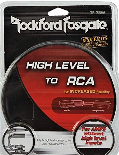 Rockford Fosgate RFI2SW Влезен приклучок RCA, звучник