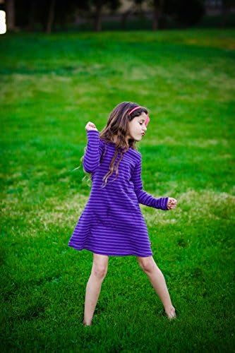 Град Теми Фустан Со Памучни Долги Ракави За Девојки-Активно Детско Училиште, Играње, Забави-Произведено Во САД