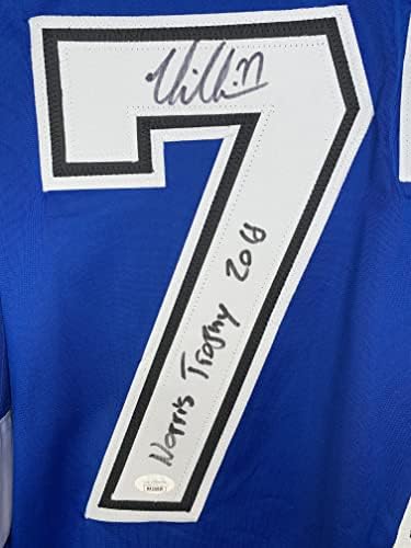 Виктор Хедман потпиша напишан дрес автограмиран Тампа Беј Молња ЈСА КОА