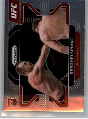 2022 Panini Prizm UFC 70 Serghei Spivac RC RC Dookie картичка Официјална картичка за трговија со ММА во сурова состојба