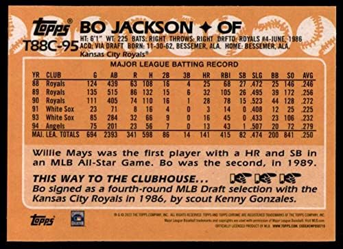 2023 Топс серија една сребрена пакувања Mojo Refactor T88C-95 BO Jексон НМ-МТ Канзас Сити Ројалс Бејзбол Трговска картичка MLB