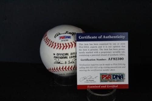Effеф Багвел потпиша бејзбол автограм автограм PSA/DNA AF92390 - Автограмирани бејзбол