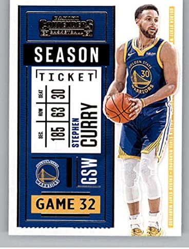 2020-21 Сезонски билет за кандидати за Панини 20 Стивен Кари Голден Стејт Вориорс во НБА кошаркарска трговска картичка
