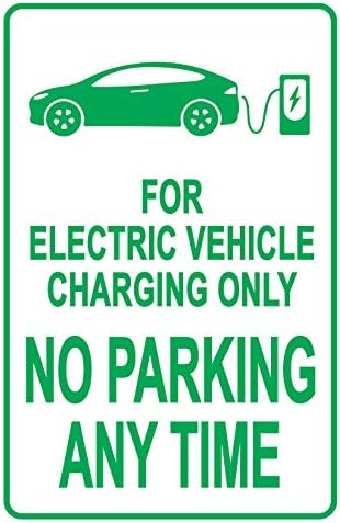 Електрично Возило Полнење САМО Без Знак За Паркирање-Потсетник за Полнење САМО НА ЕВ, Живописен Дизајн Плус Ув Заштита Да Трае Подолго, 3м Рефлектирачки
