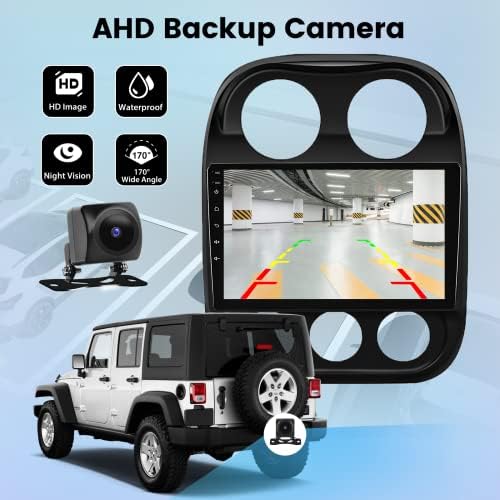 Андроид 11 Автомобил Стерео За Џип Компас Патриот 2010-, Безжичен Apple CarPlay, 10.1 Инчен Екран На Допир Автомобил Радио, Безжичен Андроид Авто, GPS Навигација Единици, HiFi &заси