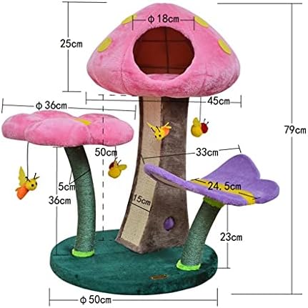 Дхдм Мачки Качување Рамка Мачки Гребење Пост Цвет Мачки Рамка Мачки Скокање Платформа Мачки Ѓубре Мачки Дрво
