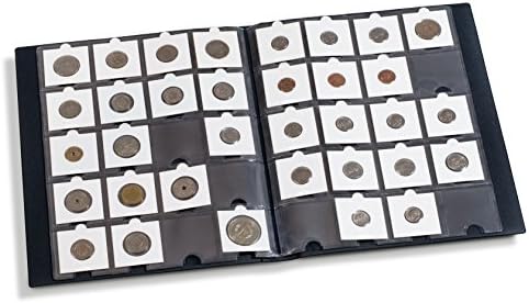 Албум за носители на монети со 10 листови за 20 држачи за монети