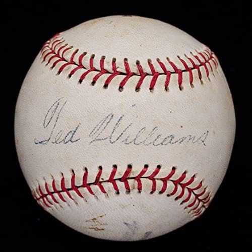 Околу 1950 година Тед Вилијамс сингл потпишан бејзбол ЈСА Сертифициран #Y68251 - Автограмирани бејзбол