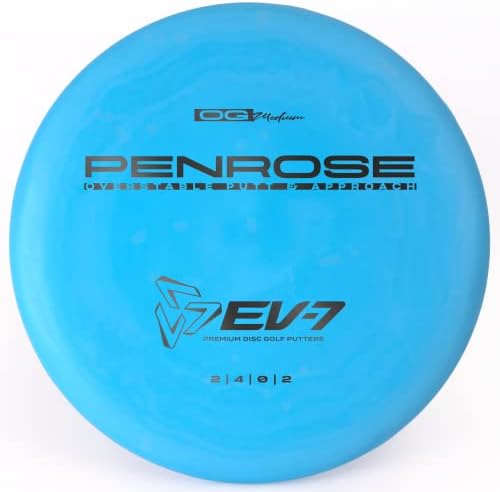 ЕВ-7 Пенрозен диск за голф за голф | Конзистентен преголем диск за голф | Сигурен избледи и стабилен лет | Путер за голф со мали мониста диск | На располагање на повеќе