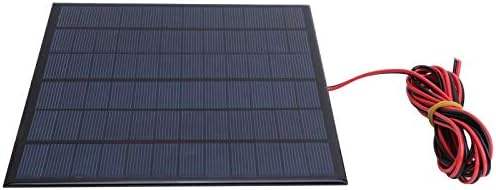 Fafeicy Соларна Енергија Епоксиден Модул, Полисилициум Соларна Енергија Одбор, DC18V 4.5 W, со 2метар Црвена Црна Жица, За Изработка На Соларни Тревник Светла, Соларни Пејза
