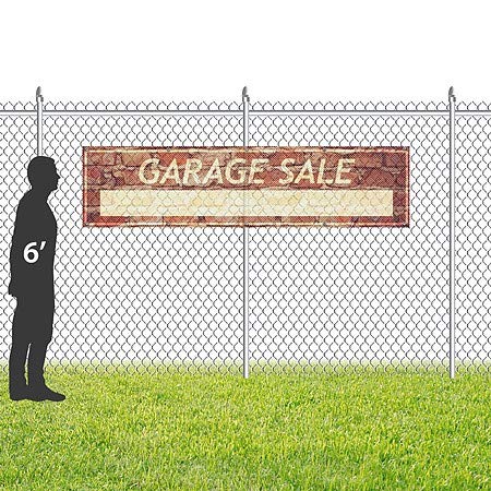 CGSignLab | „Продажба на гаража -старост тула“, отпорна на ветерна мрежа Винил банер | 8'x2 '