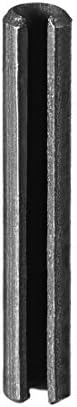 UXCELL 1,7 mm x 10mm Dowel Pin Carbon Steplit Split Spring Roll Sholf Pin Pin Pint Hardive Hardware Black 20 компјутери